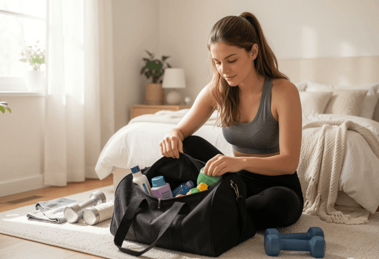 gym bag essentials for beginners